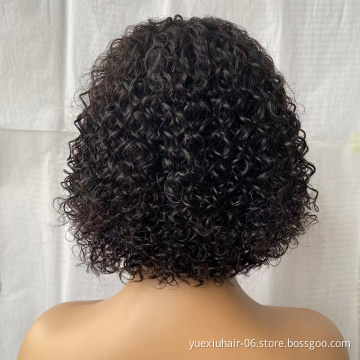 Fashion  8 Inch Peruvian Human Hair 4*4 Straight Bob Wigs Short Human Hair Bob Peruvian Wigs